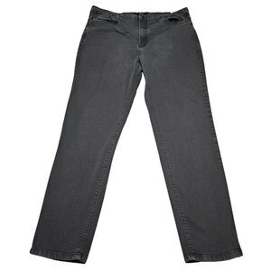 Kancan Signature Kurvy Ultra High Rise‎ Skinny Jeans 36 Faded Black USA Made